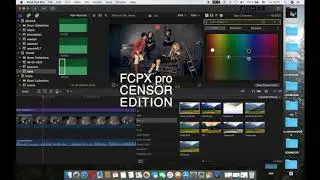 FCPX tutorial censor editing.