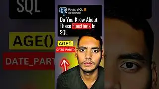 SQL AGE() & DATE_PART() Functions Explained| Calculate Age & Extract Date Parts in SQL | Tuning Data