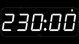 230 MINUTE - TIMER & ALARM - 1080p - COUNTDOWN