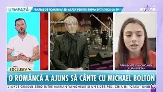 Laura Bretan despre concertele cu MICHAEL BOLTON in direct la Rai da Buni cu Mihai Morar