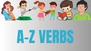 A to z verbs | Verbs | action words #verbs