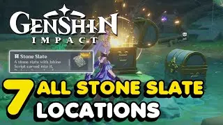 All 7 Stone Slate Locations & Reward In Tsurumi Island (Genshin Impact 2.2)