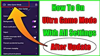 Ultra Game Mode | Ultra Game Mode Voice Changer | Ultra Game Mode Settings