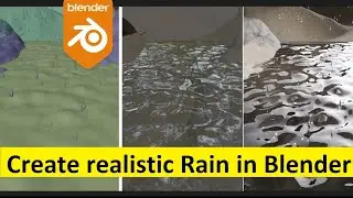 Blender Tutorial | Create realistic Rain in Blender