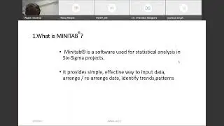 Presentation on Minitab