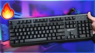 Amazon Basics Backlit Gaming Keyboard Unboxing