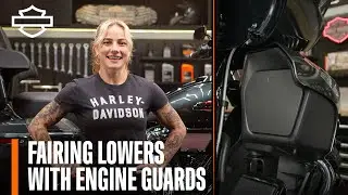 Harley-Davidson Fairing Lowers with Engine Guards Overview