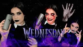 Wednesday Addams Makeup tutorial  #wandinhaaddams #wednesdayaddams