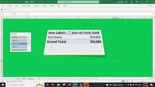How to Convert pivot table to Picture