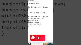 Transition Effect CSS property |Image tag HTML CSS 
