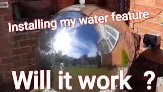 How to install a water feature
