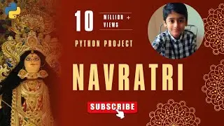 Navratri Special Python Project 🔥🔥🔥