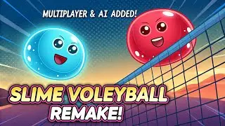 Slime Volleyball Remake - Now with Multiplayer & AI! (Unity + Photon Fusion 2)