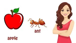 Phonics Song with TWO Words - A For Apple - ABC Alphabet Songs with Sounds for Children