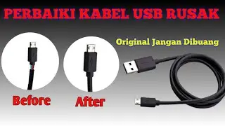 perbaiki kabel charger cas hp iphone laptop data type c micro usb rusak