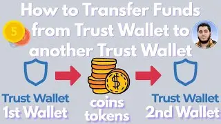 How to transfer funds from Trust wallet to another Trust wallet | From one wallet to another wallet.