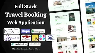 Full Stack Web Application on Travel & Hotel Room Booking + Dashboard | Next.Js | Stripe | MongoDB