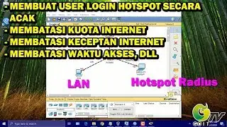 cara membuat akun login hotspot secara acak di Radius Usermanager