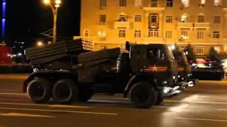 Военная техника на репетиции военного парада в Ростове 3 мая 2016   720x540