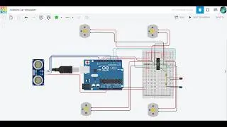 Arduino Car simulator | Tinkercad Simulation