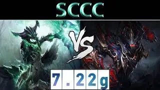 Sccc [OD] vs [Shadow Fiend] ► CN Party Ranked ► Dota 2 7.22g