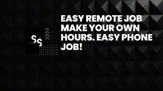 Easy remote Work from home job. Make your own hours!