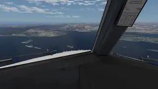 X-Plane 11 / Hard landing in visual approach in Split LDSP