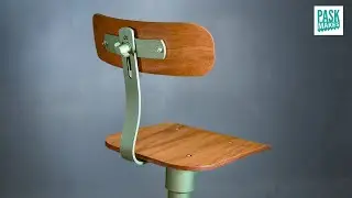 Making an Industrial Machinist's Chair  - Vintage Style with Homemade Plywood