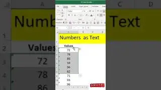Convert Text  to Number format, #casanjeevbansal #XLProfessionals
