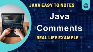 java comments || single line or multi line comments  || java easy notes || java basic course