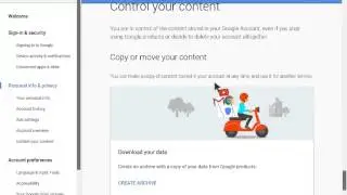 How to create an archive of your Google Data: formally Google Takeout