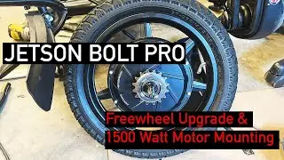 Jetson Bolt Pro Freewheel Sprocket solution when upgrading Motor