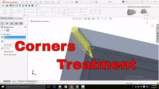 Sheet Metal Corners Treatment SolidWorks Tutorial