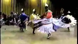 Native American Women's Fancy Shawl Pow Wow Dancers