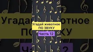 УГАДАЙ ЖИВОТНОЕ ПО ЗВУКУ. Часть 12