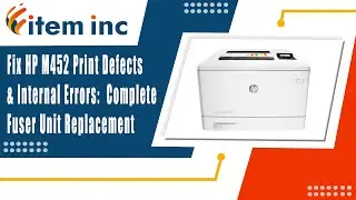 Fix HP M452 Print Defects & Internal Errors: Complete Fuser Unit Replacement