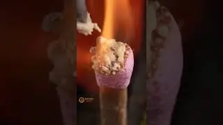 Macro Match Burning in Slow Motion #asmr #satisfying #closeup