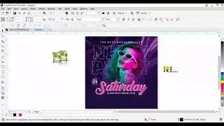 Party Flyer Design in Coreldraw