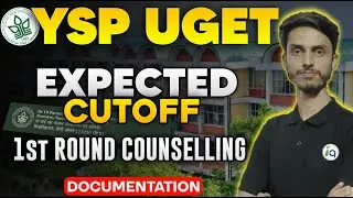 YSP UGET 1st Round Counselling Expected Cut off / Complete process /  Inspiring Agricon