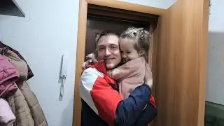 VLOG: ДОЛГОЖДАННАЯ ВСТРЕЧА С ПАПОЙ!🥰 РЕАКЦИЯ ДОЧЕРИ НА ПРИЕЗД ПАПЫ!😍