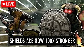 🔴 SKYRIM BUT EVERY KILL MAKES MY SHIELDS STRONGER🔴