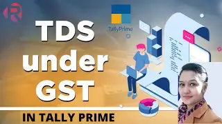 Calculate TDS with GST in Same Invoice in Tally Prime|TDS and GST in same invoice|Tally online class
