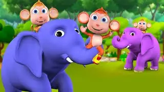 Appu Hathi aur Bandar 3D Animated Hindi Moral Stories for Kids अप्पू हाथी और होशियार बंदर कहानी Tale