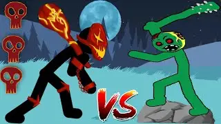 Lava VS Endless Deads Mode 💛 🌙 60 Nights 👍 Stick war:Legacy
