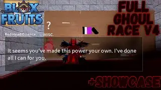 FULL GHOUL RACE V4!! (+Showcase) | Blox Fruits | Roblox