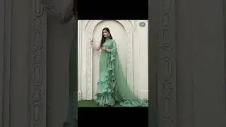 Beautiful ruffle saree design/ 2024 new saree design