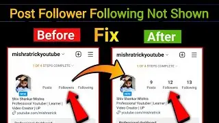 instagram post followers following not shown|how to fix instagram post followers following not shown