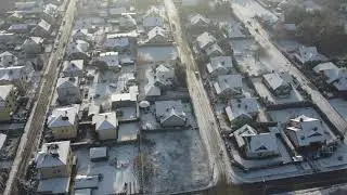 First snow in Kleosin