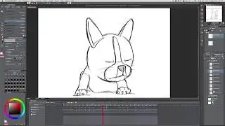 Wake up little dog - Animation in Clip Studio Paint EX