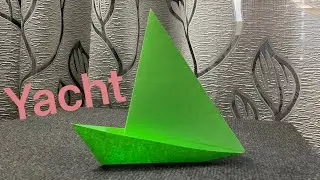 How to make a paper Yacht.